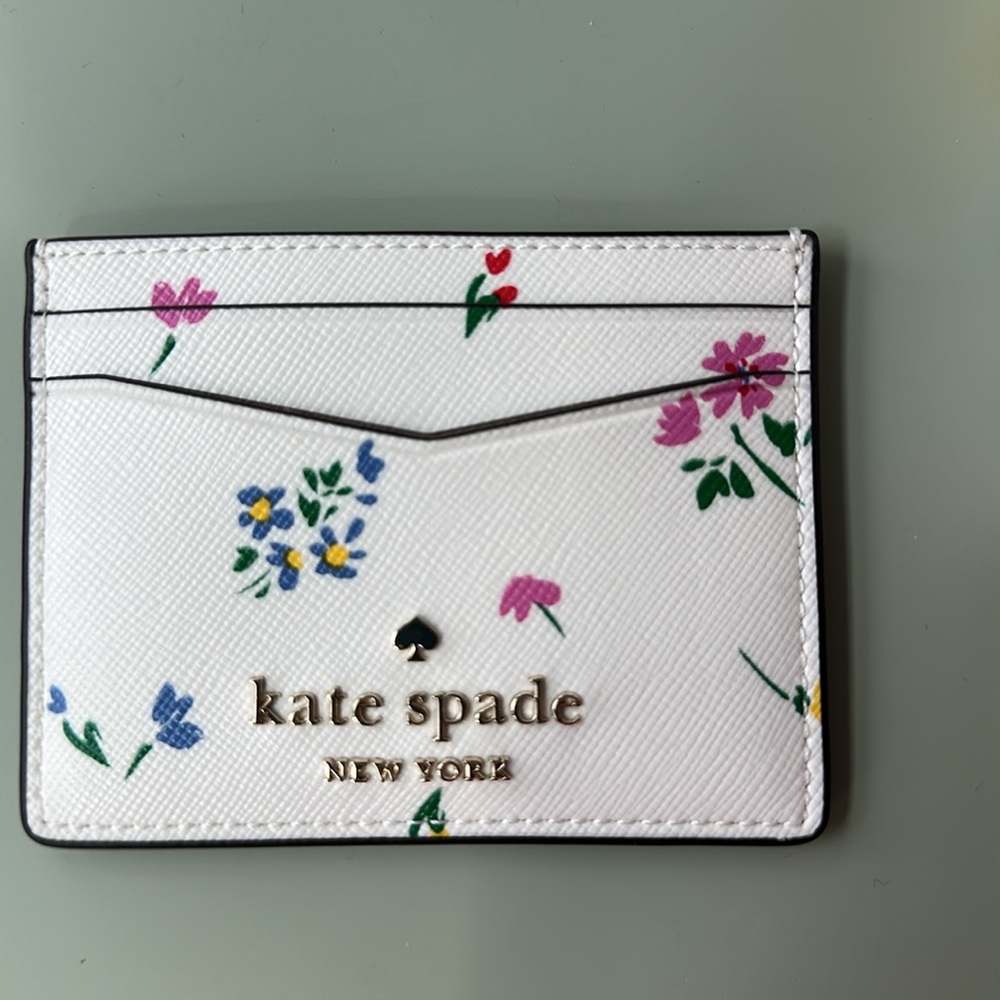 Kate Spade Cardholder (garden bouquet cream multi)